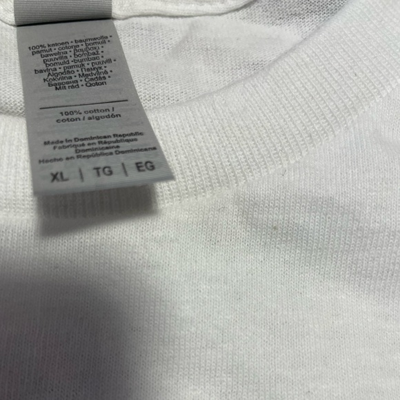 White unisex adult tShirt with Cherry Design -100 % cotton - S -M -L -XL - Picture 3 of 4